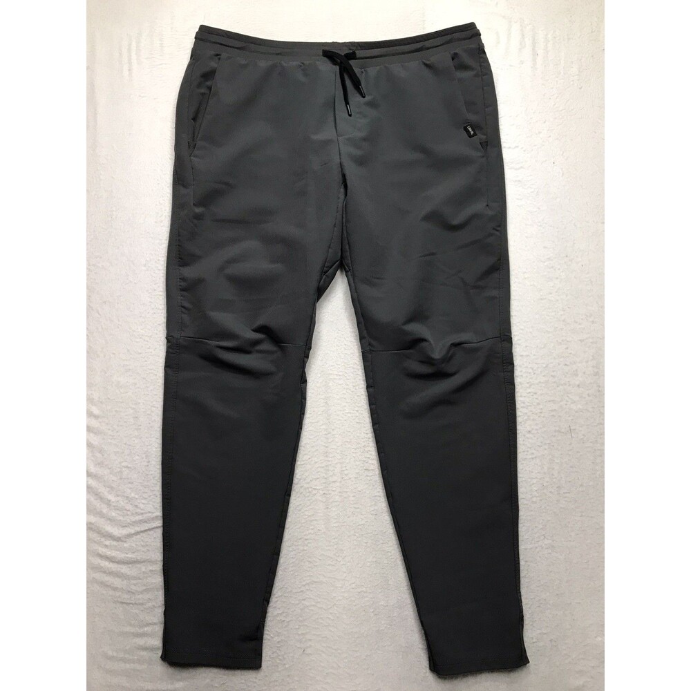 UNRL Performance Pant Jogger Men XL (38x30) Gray Stretch Fabric Cuffs Drawstring